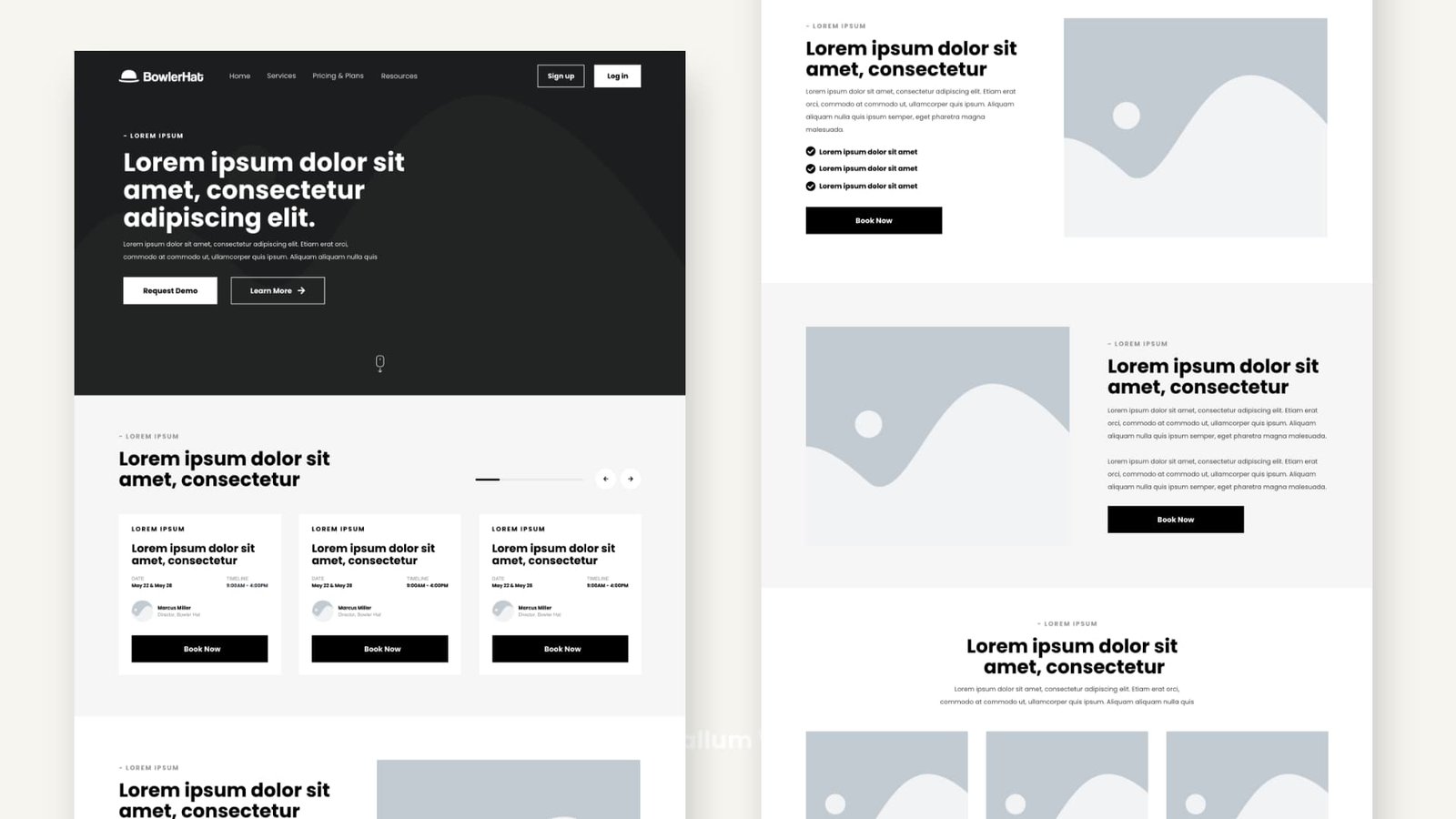 Digital Education Platform UX/UI Presentation - Callum Wood